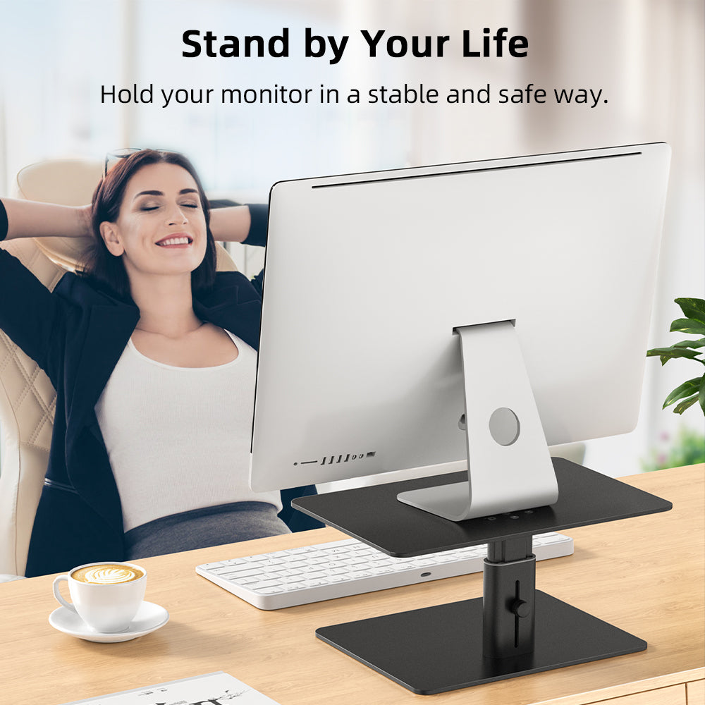 LENUO DL-202 Adjustable Laptop Stand for Desk Aluminum Alloy Laptop Riser Holder LENUO DL-202 Adjustable Laptop Stand for Desk Aluminum Alloy Laptop Riser Holder